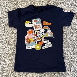 San Francisco Graphic Kids T‑Shirt - Navy